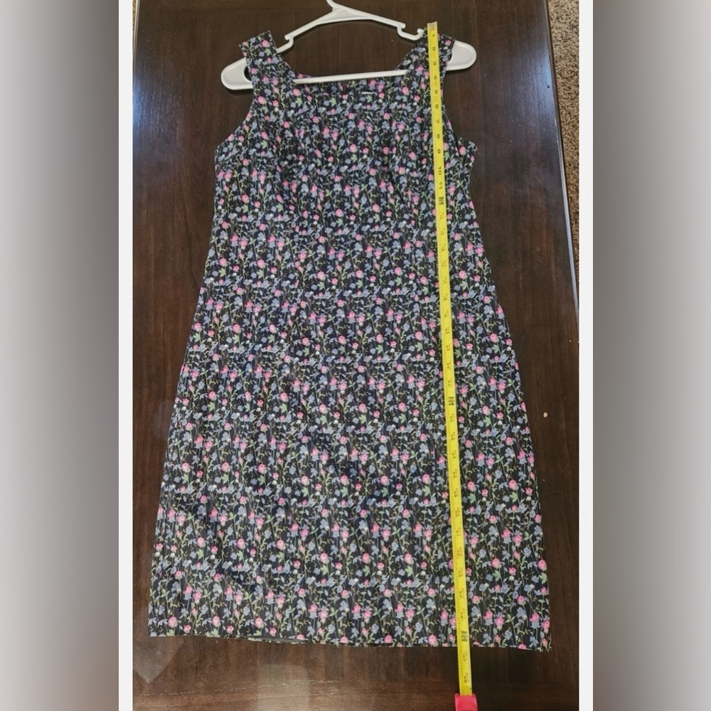 HW NEW YORK Floral Midi Dress - Pink and Black - Picture 4 of 9